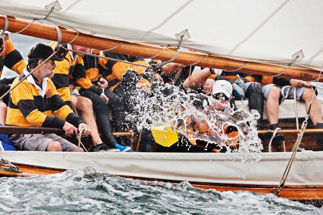 Australian Championship Historic 18ft skiffs 2014, Sydney - BRITANNIA © Andrea Francolini http://www.afrancolini.com/